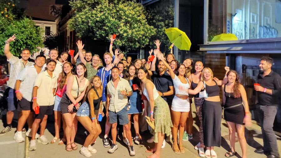 Athens Party Pub Crawl with Unlimited Drinks & Club Access - Ticket choices: Sober Owl vs Tipsy Owl vs Drunken Owl