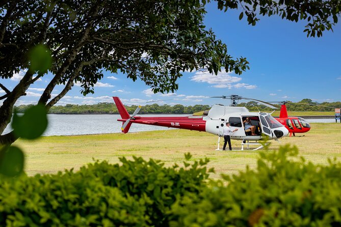 Brisbane And Gold Coast Helicopter Pub Crawl 3 Stops - Getting off to a smooth start at Archerfield’s art deco terminal