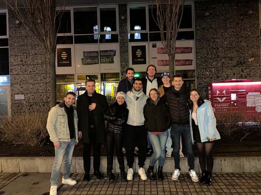 Budapest: Guided Ruin Bar Pub Crawl VIP Entry & Free Shots - Doboz: tastings plus a guided break before the main club