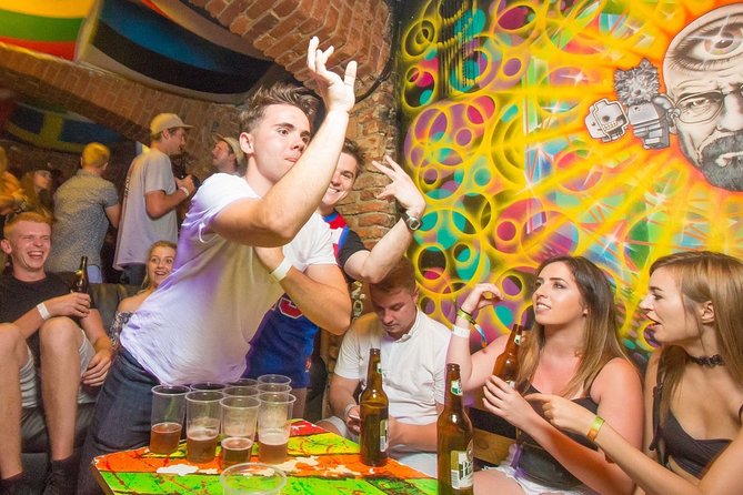 Drunken Monkey Pub Crawl with Open Bar & Club Entry - Where You Start: U Milosrdných and the Drunken Monkey Launch