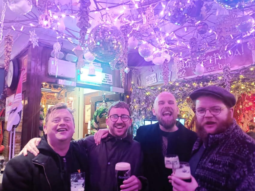 Dublin: Pub Tour. Pour The Perfect Guinness, Whiskey & Music - Irish coffee making and the long song-and-pint finish (Stops 6 to 9)