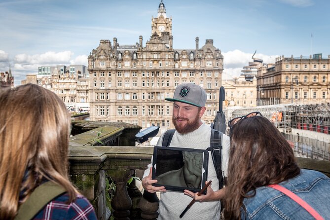 Edinburgh Harry Potter Origins Adults Tour with Local Pub Drinks - Edinburgh Castle views and Victoria Street’s Diagon Alley mood