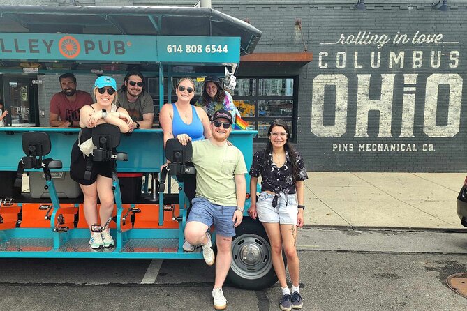 Explore Columbus on The Trolley Pub - Meet at 152 N Young St: what the start feels like