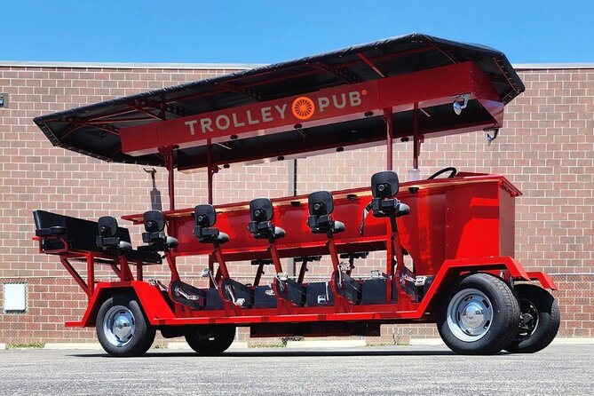 Explore Columbus on The Trolley Pub - Electric assist, safety gear, and comfort for everyone aboard