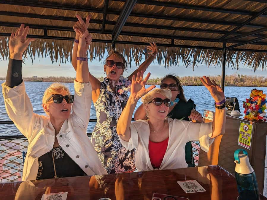 Fort Myers Beach: Adults only BYOB Tiki Pub Daytime Cruise - Back-Bay Cruising and Wildlife Time with Captain Mark
