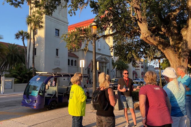 Ghosts and Spirits of St Augustine Pub Crawl Tour - City Gates orb photos and Tolomato Cemetery plus White Lion Bar