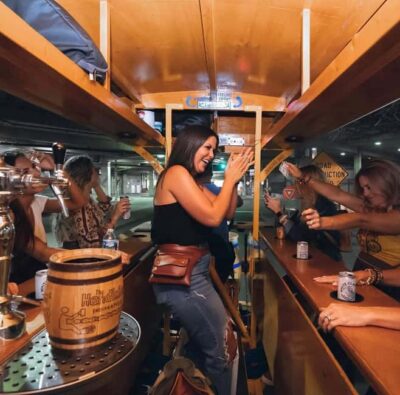 Indianapolis: Open-Air Pedal Pub Tour - The ride setup: electric assist, stereo music, and what you’ll actually pay for