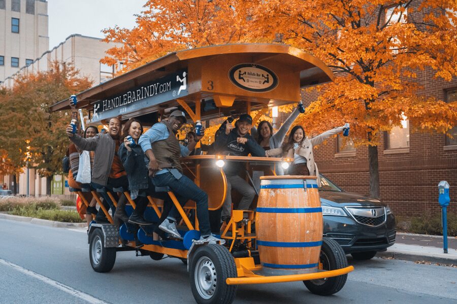 Indianapolis: Open-Air Pedal Pub Tour - Photo time at Soldiers & Sailors Monument (15 minutes you’ll actually use)