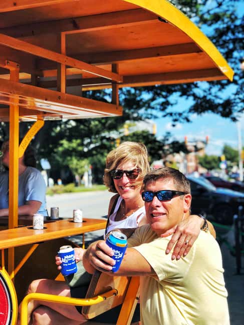 Indianapolis: Open-Air Pedal Pub Tour - Ending back at 355 Madison Ave (and handling food before/after)