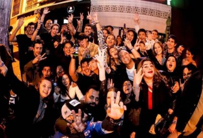 Istanbul: Party Pub Crawl with Party Bus - Meeting bar energy: ice-breaking games and raki shots