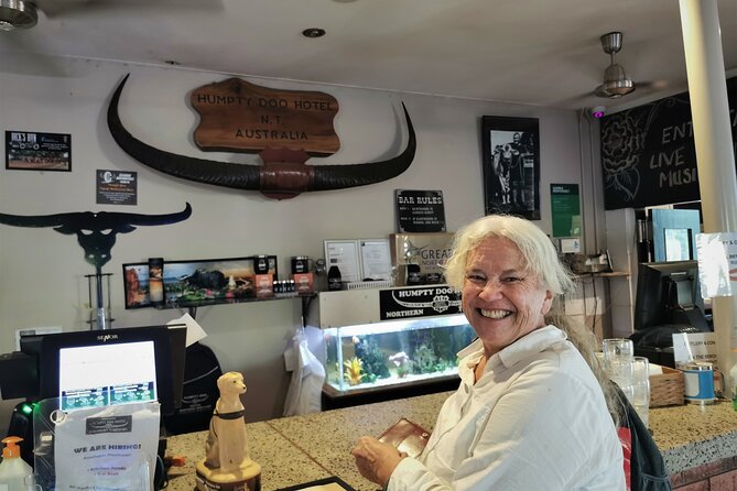 Jumping Croc Cruise, Berry Springs,Fogg Dam & Humpty Doo Pub - The morning town start: Cyclone Tracy and WWII stories, then straight to the water