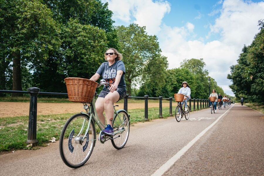 London: Landmarks & Secrets Bike Tour with Pub & Street Art - Royal Westminster: St James’s Park, Old Admiralty, and Buckingham Palace