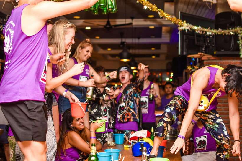 Mad Monkey Bangkok Pub Crawl - A 5-hour Bangkok pub crawl built around a simple game plan