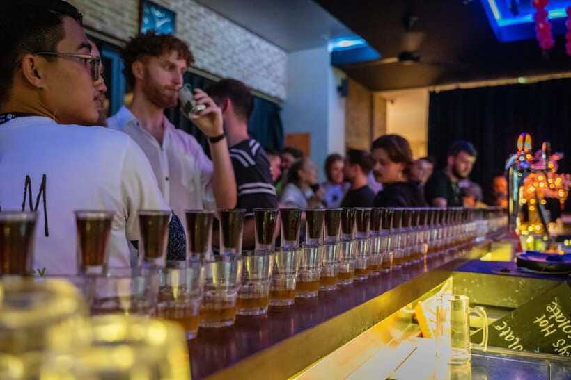 Mad Monkey Hoi An Pub Crawl-Free shot on arrival at each bar - Organization and Party Reality: What Can Go Wrong