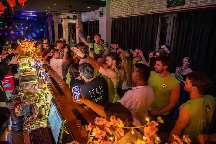 Mad Monkey Hoi An Pub Crawl-Free shot on arrival at each bar - 8:00 PM Meet-Up at Mad Monkey: Happy Hour Deals and the Singlet