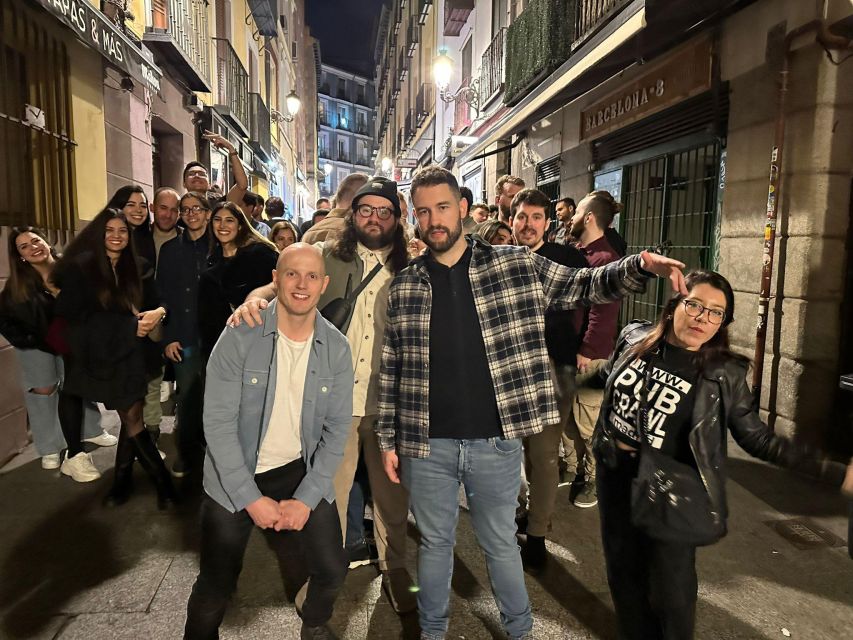 Madrid: Guided Pub Crawl Madrid Experience and Club Entry - Club Finish by Day: Icon Club, Manama, Teresa, Moondance, and Shoko