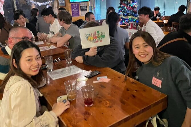 Meet Osaka locals and Japanese speaking experience at Pub Umeda - How the 3–4 person groups and seat rotation prevent awkward silence