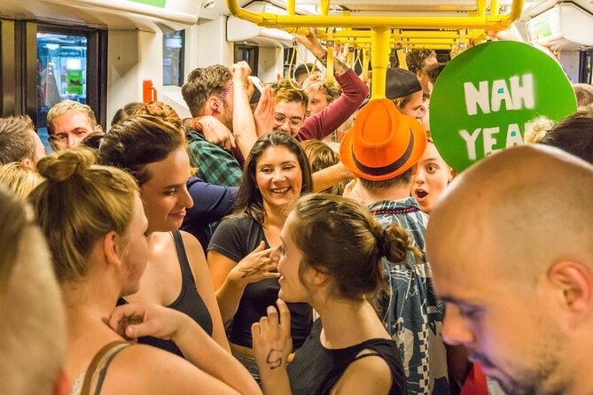 Melbourne Pub Crawl (Batmania Tours) - The start: Flinders St at 6:30pm and getting into the right mindset