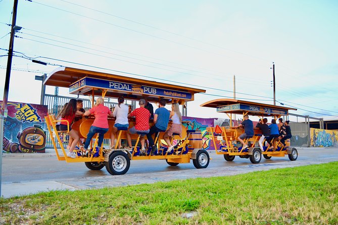 Miami Pedal Pub: Arts District Party Bike Pub Crawl - Wynwood on a pedal pub: the fast way to “get” the neighborhood