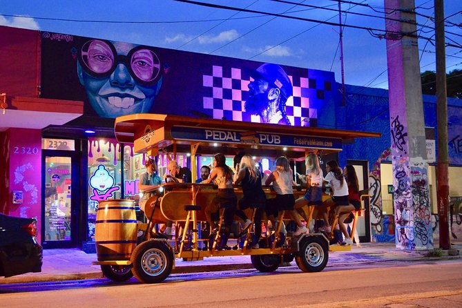 Miami Pedal Pub: Arts District Party Bike Pub Crawl - Drink plan: BYOB plus smart add-ons at partner stops
