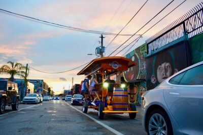 Miami Pedal Pub: Arts District Party Bike Pub Crawl - The mural route: what you’ll actually see along the way
