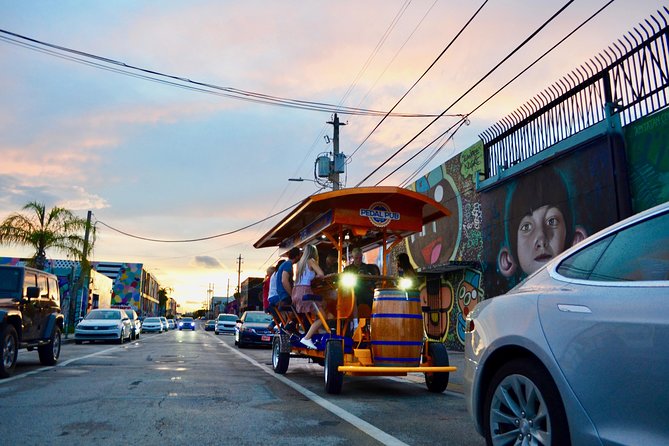Miami Pedal Pub: Arts District Party Bike Pub Crawl - The mural route: what you’ll actually see along the way