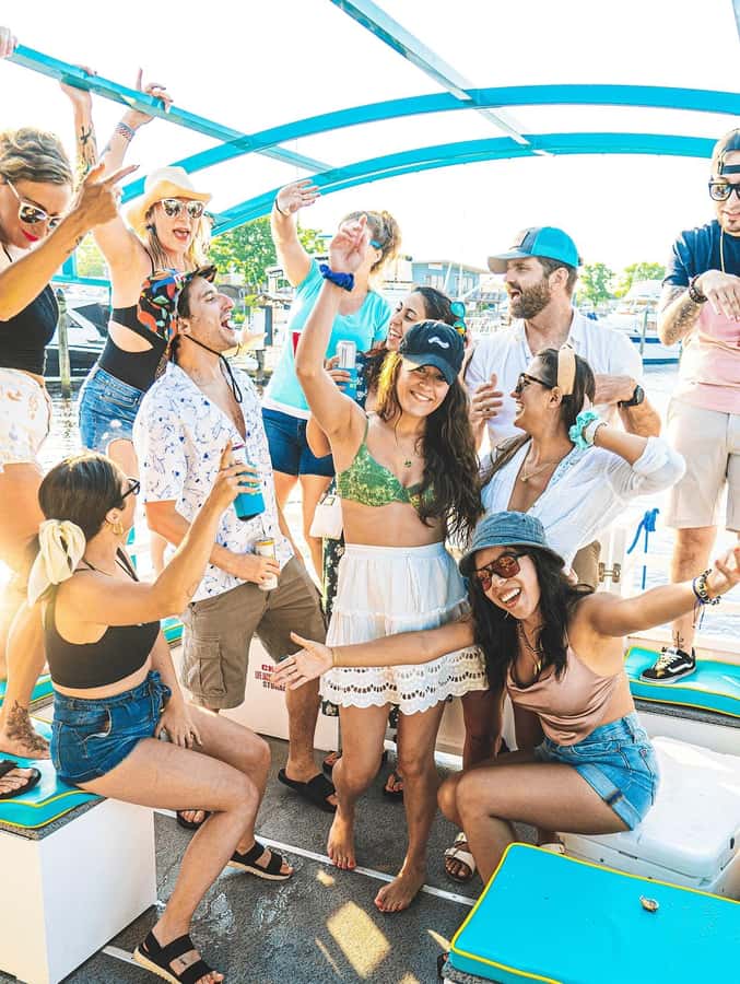 Mission Bay San Diego: Paddle Pub Party Cruise - BYOB and the Onboard Cooler: Easy Planning, No Surprises