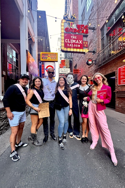 Nashville's Haunted Spirits Murder & True Crime Pub Crawl - Getting oriented: Alley Taps, the mural, and the 15-minute rule
