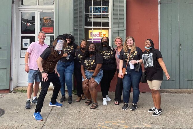 New Orleans Happy Hour Ghost Walking Tour Pub Crawl - The Toulouse bar stop: that coffin on the ceiling tells a story