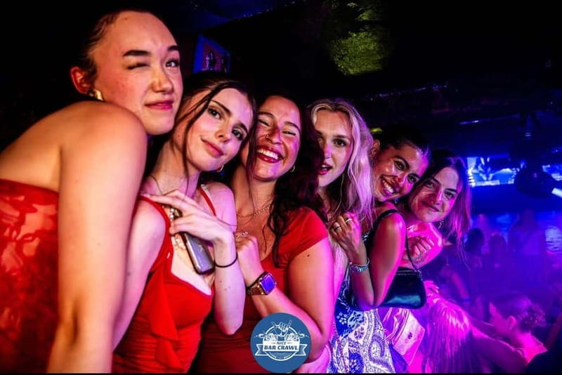 Nice: Bar/Pub Crawl with Free Shots and VIP Entry - Bars Two and Three: Discounts, Momentum, and the Party Level Up