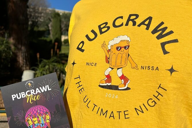 Nice: Pub Crawl Yellow – Social Bars, Games & VIP Club Entry - 1am to the finish at 305 Vice Club: last stop near Place Masséna