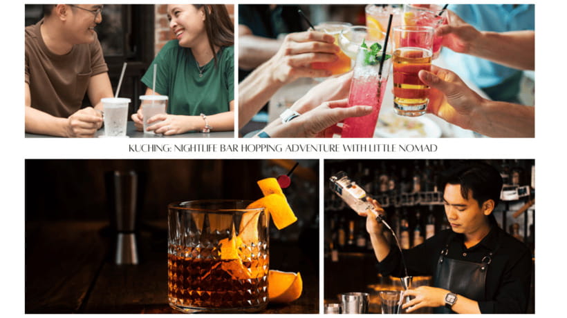 Nomadic Nightfall: Kuching Pub Crawl Adventure - Stop 2: Rooftop Live Music, River Views, and Easy Mingling