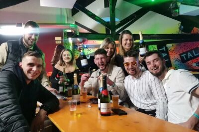 NYE Pub Crawl + VIP Club Entry - Welcome shots and the Santa Catarina fireworks setup