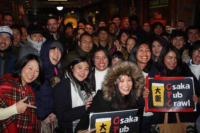Osaka Pub Crawl and Nightlife Tour - Nightclub finale: entry rules, the 1000 yen first drink, and dress code