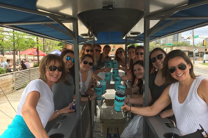 Party Bike Pub Crawl in Deep Ellum and Downtown Dallas - Trinity Cider: local cidery energy and the loud cider sake bomb moment