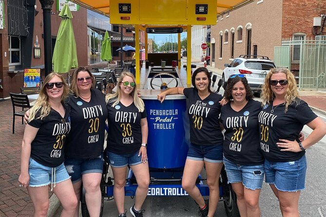 Party Bike Pub Crawl of Downtown Pensacola - How the Pedal Trolley Pub Crawl Gets You Oriented Fast
