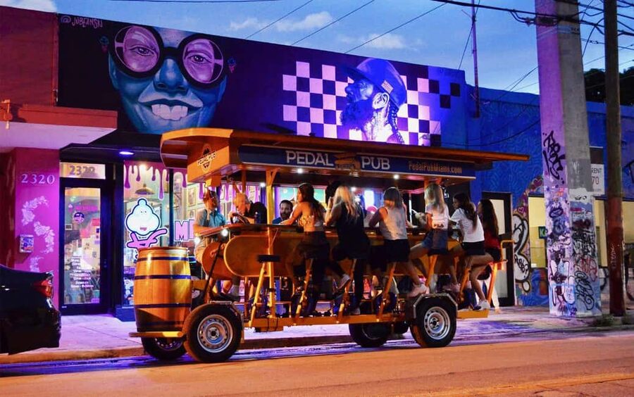 Pedal Pub Miami: Art District Party Bike Pub Crawl - Key highlights worth knowing