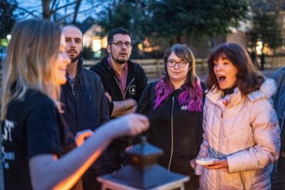 Philly Ghosts Boos and Booze Haunted Pub Crawl - Independence Hall Grounds and the First U.S. Bank: Where the Stories Get Specific