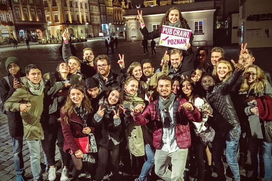 Poznan: Pub Crawl with Free Club Entry - Drinking Games and Crazy Challenges: The Part That Makes It Memorable