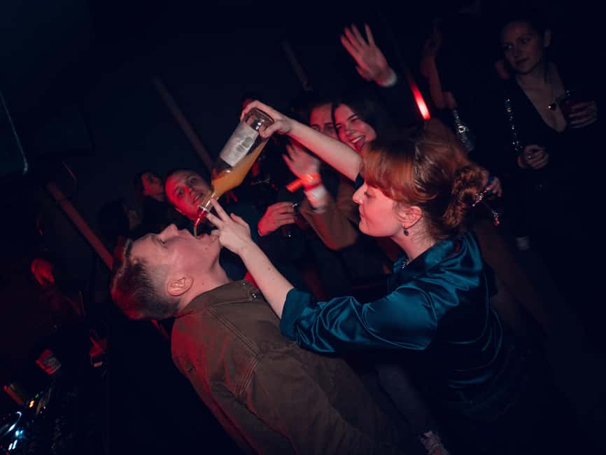 Prague: Pub Crawl with Karlovy Lazne Entry and shots - The 3–4 stops: why welcome shots at every venue feel worth it