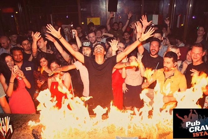 Pub Crawl Istanbul / Rooftop Clubs & Party Bus - FredBar Asmalı Mescit: Where You Meet and How the Group Gets Rolling
