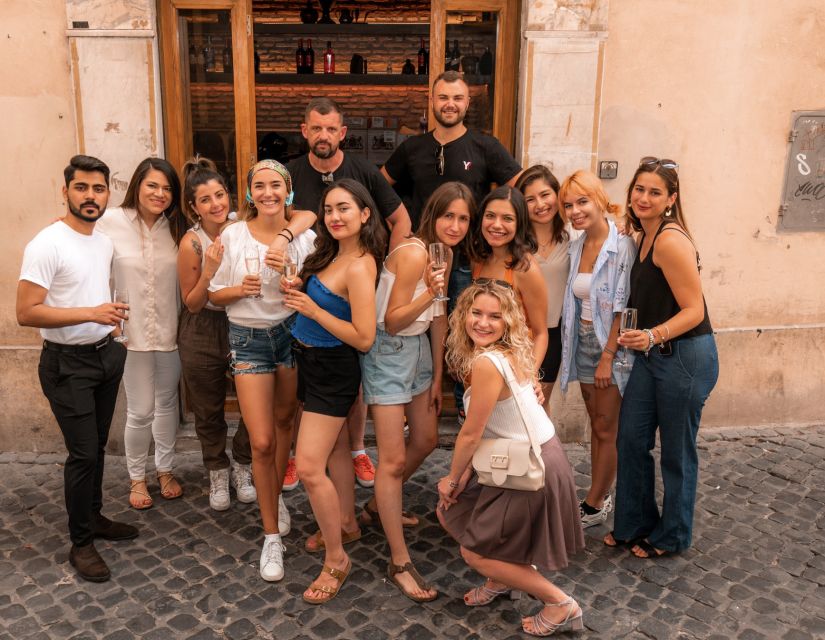 Rome: Forbidden History Walking Tour & Pub Crawl with Drinks - Guide quality: the secret ingredient is how the group gels