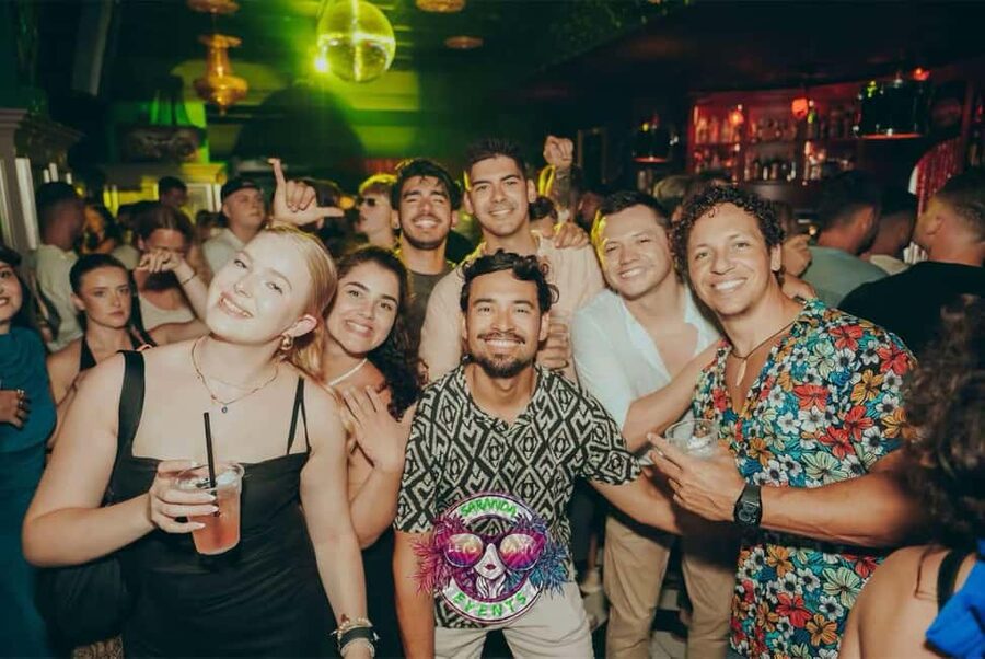 Sarande: Pub Crawl & Boat Party, 6 Shots, 1 Beer Club Entry - A ready-made Sarandë night plan, not a scavenger hunt