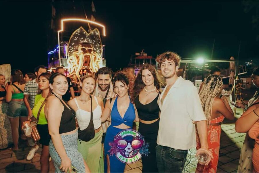 Sarande: Pub Crawl & Boat Party, 6 Shots, 1 Beer Club Entry - On the water: the boat party vibe and why it works