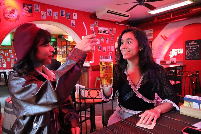 Saturday Night Pub Crawl for Professionals in Vienna, Austria - Stop 2: Daiquiri Shotothek—glow-in-the-dark fun with a free shot deal