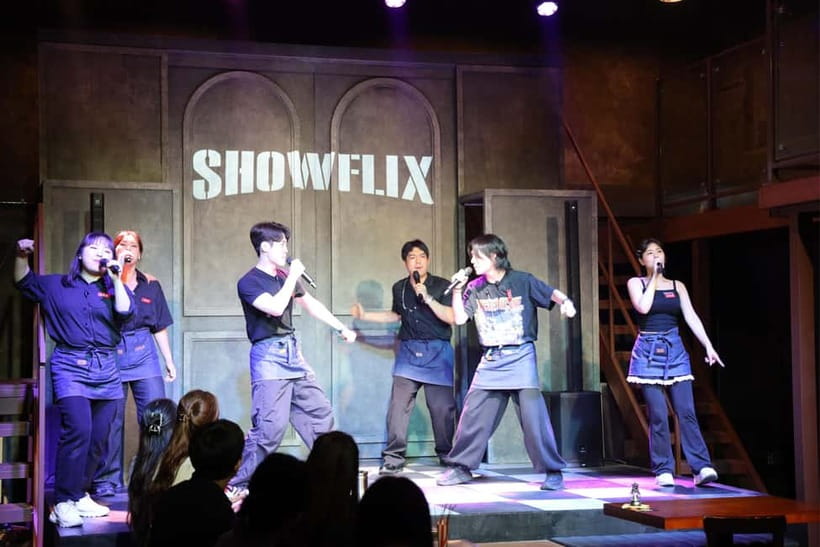 Seoul: Showflix Korean Musical Pub - Ticket value: $17 with wine included, plus what costs extra