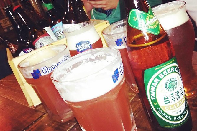 Taipei Nightlife: Taipei Pub Crawls (2 Different Routes) - Drink culture basics: Taiwanese beer and Gaoliang in context