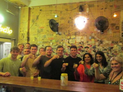Tbilisi: Irine's Pub Crawls - Meeting at Fabrika Hostel: fast start, easy social energy