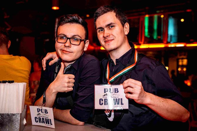 The Original Budapest Pub Crawl – Free Shots, Games & VIP Entry - Meeting at Becketts Irish Bar: find your umbrella guide