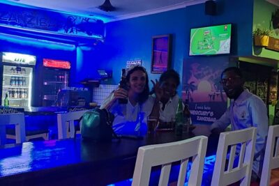 Thrilling Pub Crawl In Zanzibar. Visit 3 Unique Bars - Stop 1 on Zanzibar Island: getting your bearings with a local beer